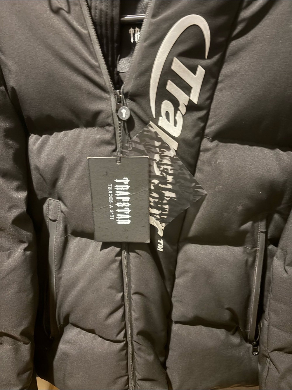 Tn-Style Black Quilted Puffer Jacket - Men